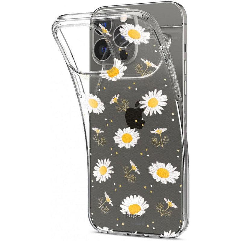 HappyCase iPhone 13 Pro Hoesje Flexibel TPU Bloemen Print