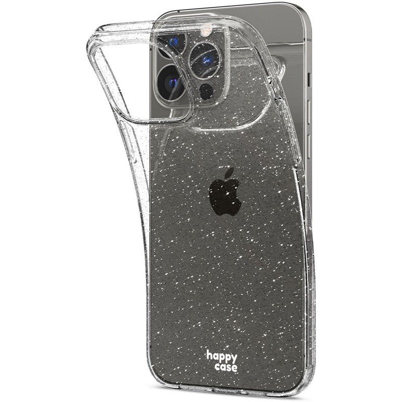 HappyCase iPhone 13 Pro Hoesje Flexibel TPU Glitter Print