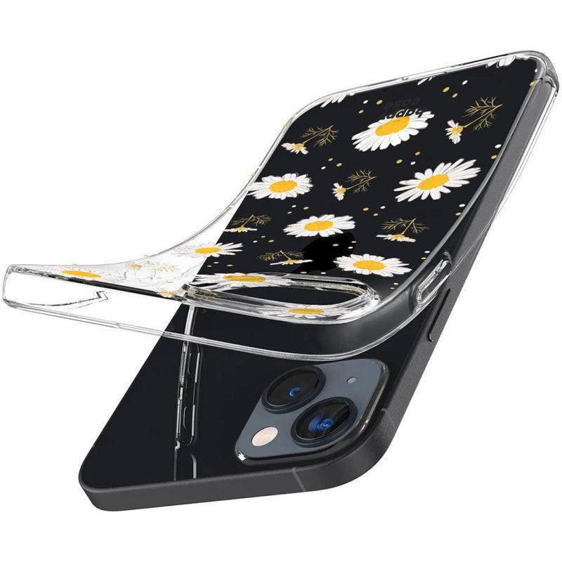 HappyCase iPhone 14 Hoesje Flexibel TPU Bloemen Print