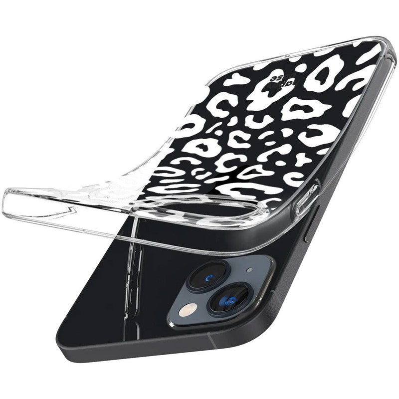 HappyCase iPhone 14 Hoesje Flexibel TPU Luipaard Print