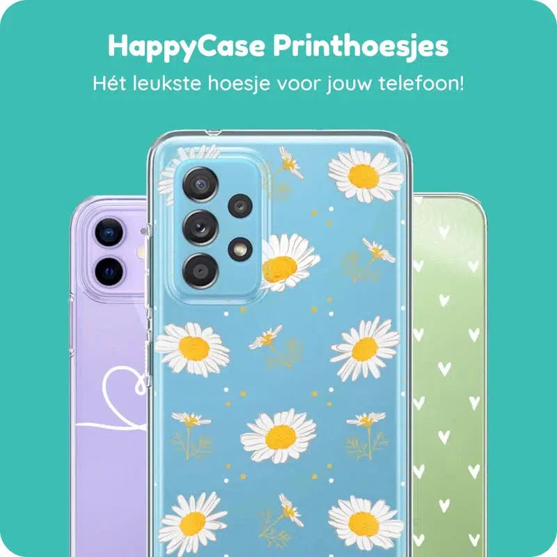 HappyCase iPhone 14 Hoesje Flexibel TPU Spiegel Print