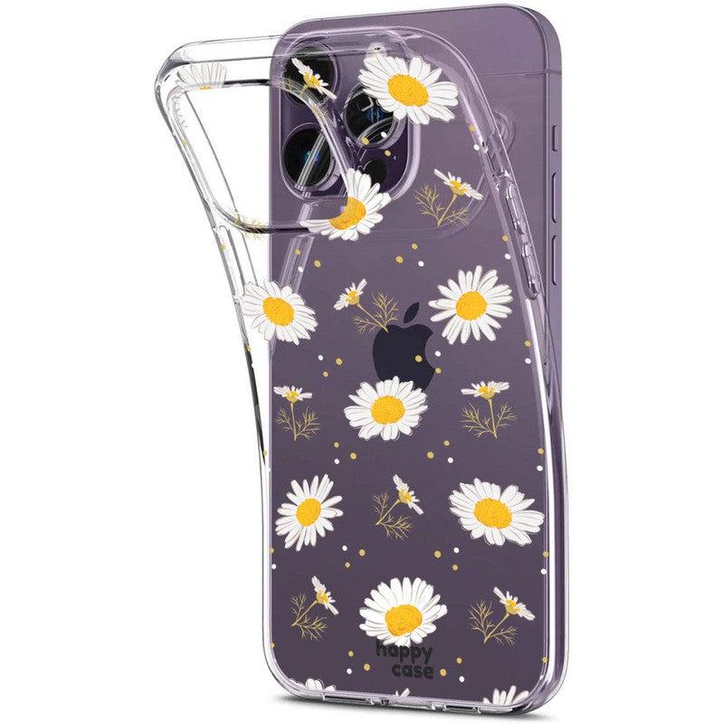 HappyCase iPhone 14 Pro Hoesje Flexibel TPU Bloemen Print