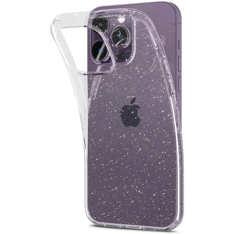 HappyCase iPhone 14 Pro Hoesje Flexibel TPU Glitter Print