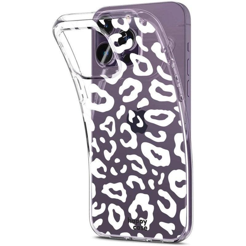 HappyCase iPhone 14 Pro Hoesje Flexibel TPU Luipaard Print