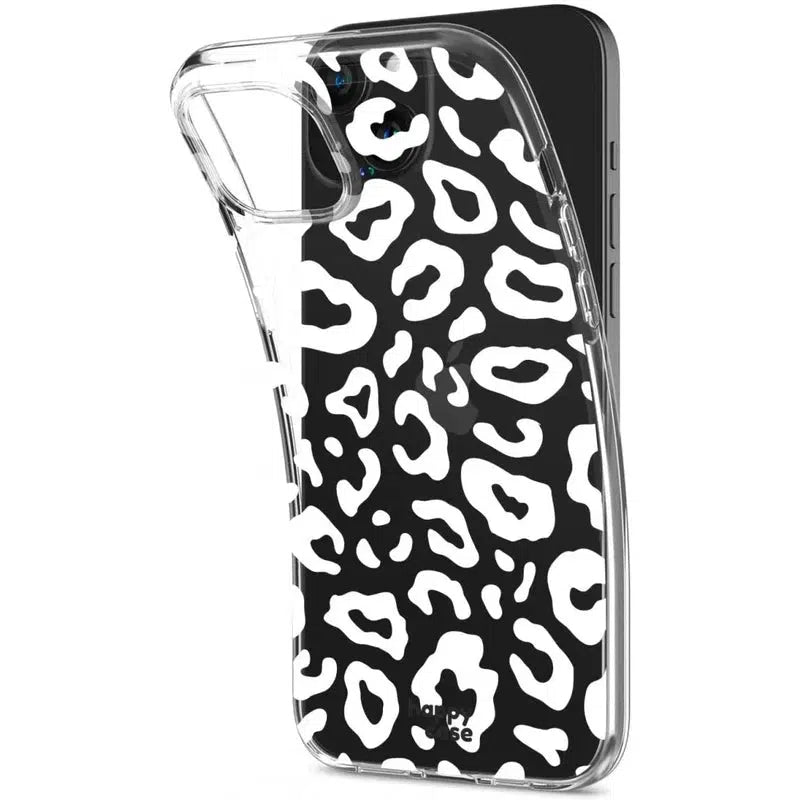 HappyCase iPhone 15 Hoesje Flexibel TPU Luipaard Print