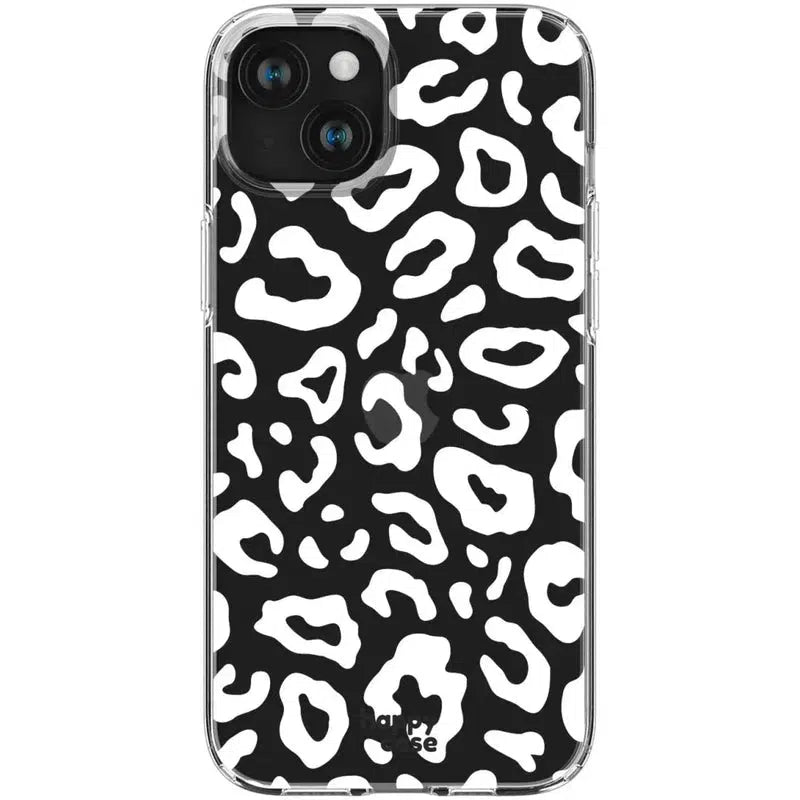 HappyCase iPhone 15 Hoesje Flexibel TPU Luipaard Print