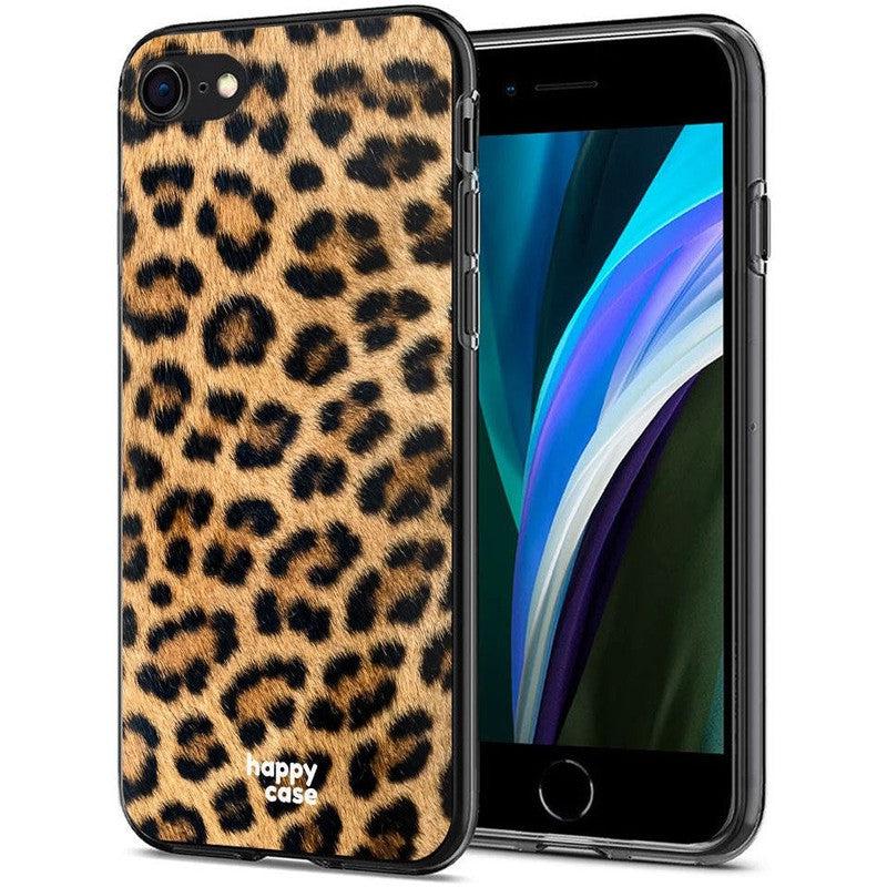 HappyCase iPhone SE 2020/2022 Hoesje Flexibel TPU Wilde Panter Print