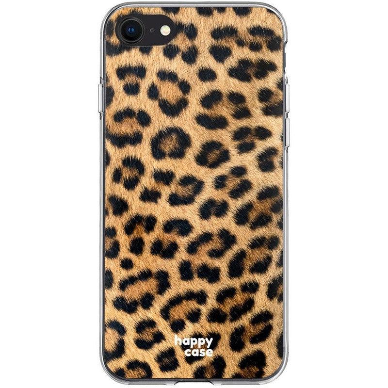 HappyCase iPhone SE 2020/2022 Hoesje Flexibel TPU Wilde Panter Print