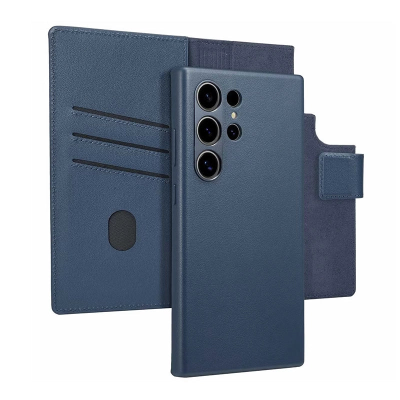 Authentic 2-in-1 Samsung Leather Case - Nightfall Blue