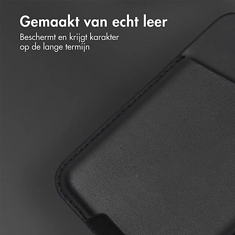 Leren Kaarthouder met MagSafe - Onyx Black