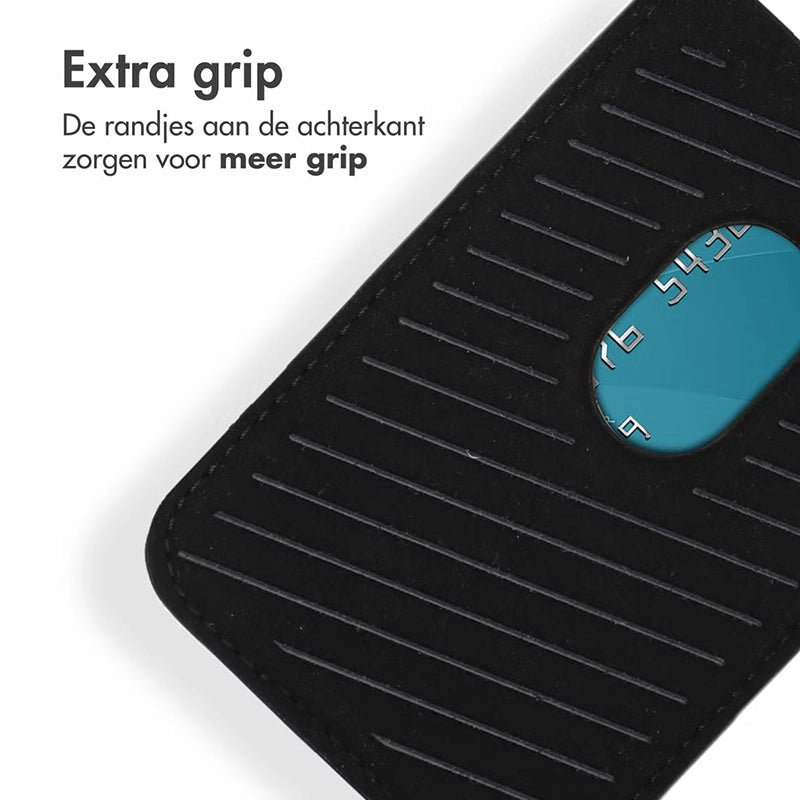 Leren Kaarthouder met MagSafe - Onyx Black