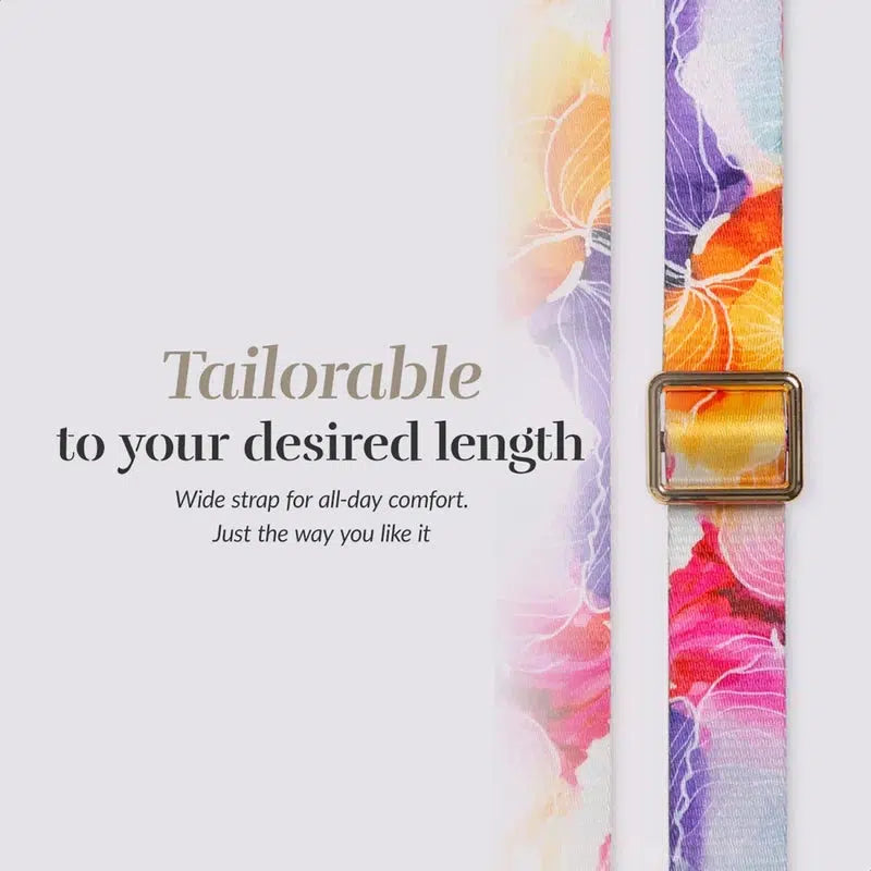 MIO Lanyard Universeel Nylon Telefoonkoord / Telefoonketting Flowers