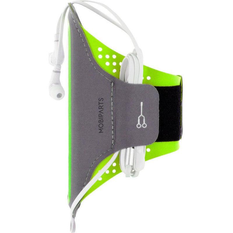 Mobiparts Comfort Fit Armband Universeel Sporthoesje Telefoons Groen