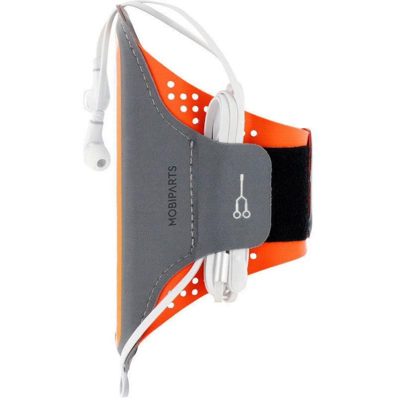 Mobiparts Comfort Fit Armband Universeel Sporthoesje Telefoons Oranje