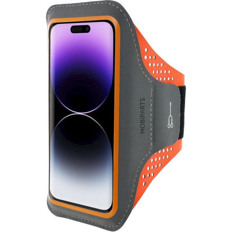 Mobiparts Comfort Fit Armband Universeel Sporthoesje Telefoons Oranje