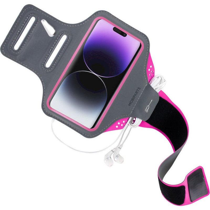 Mobiparts Comfort Fit Armband Universeel Sporthoesje Telefoons Roze