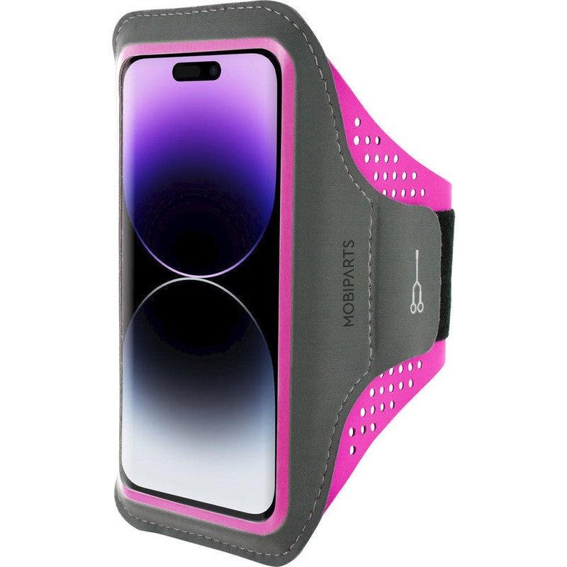 Mobiparts Comfort Fit Armband Universeel Sporthoesje Telefoons Roze