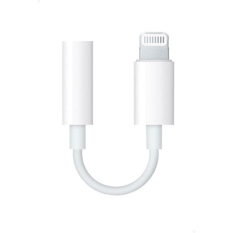 Originele Apple Lightning naar 3,5MM Jack Apple Oortjes Adapter Wit