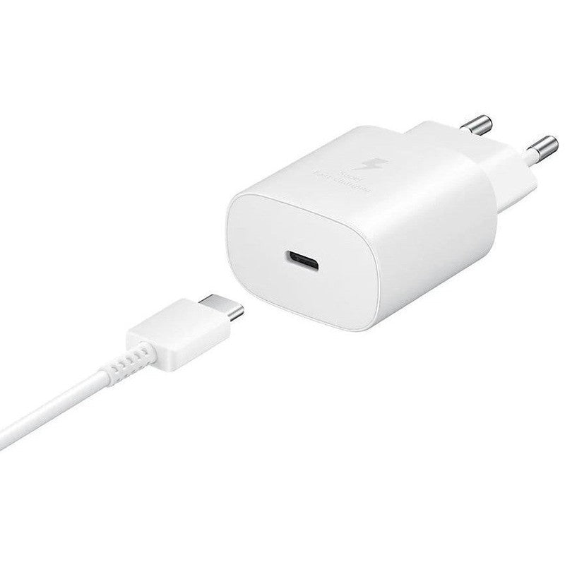 Originele Samsung 25W Power Adapter met USB-C Kabel 1 Meter 3A Wit