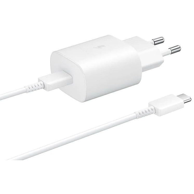 Originele Samsung 25W Power Adapter met USB-C Kabel 1 Meter 3A Wit