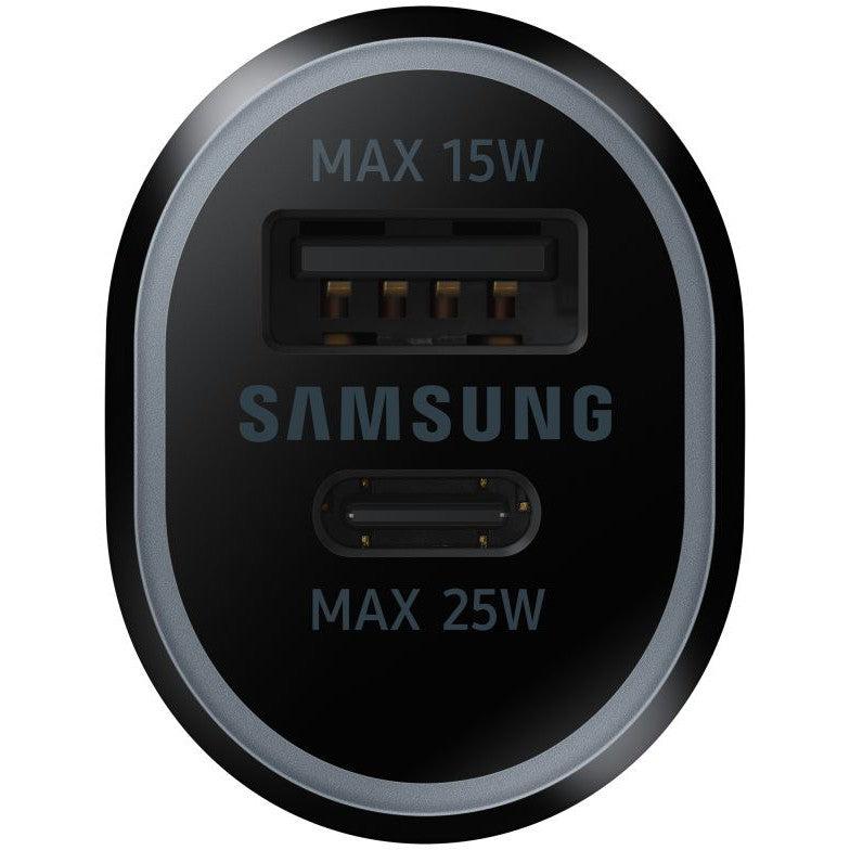 Originele Samsung Auto Snellader 40W Fast Charge USB/USB-C Zwart