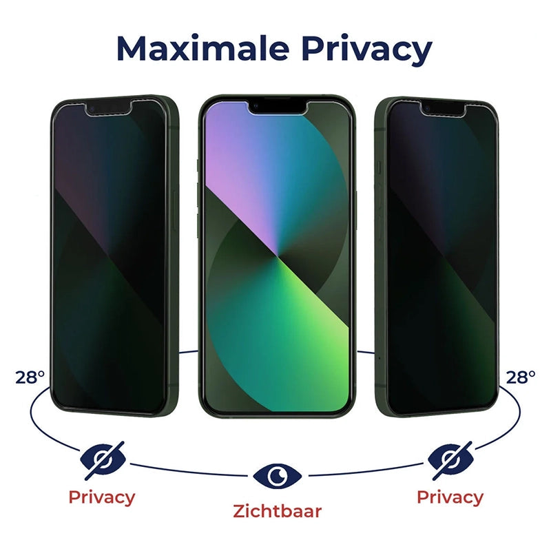 Premium Privacy Glass voor Samsung met Installatietray