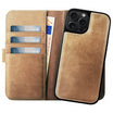 Prestige Echt Leren iPhone Book Case - Lichtbruin