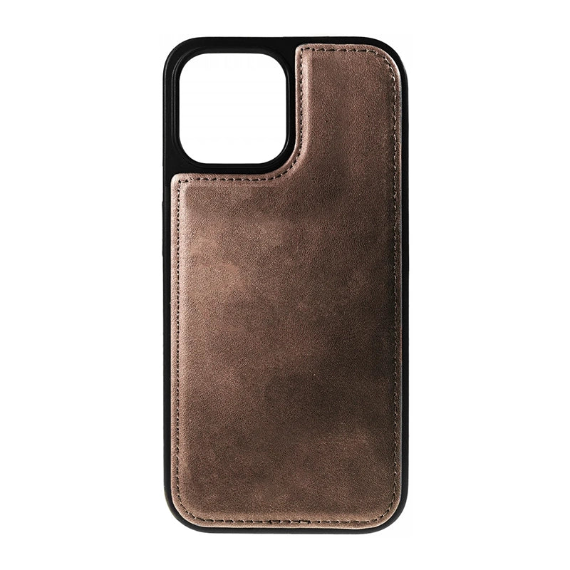 Prestige Genuine Leather iPhone Book Case - Brown