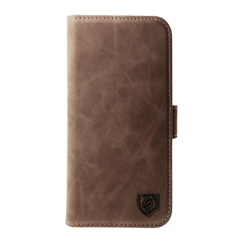 Prestige Genuine Leather iPhone Book Case - Brown