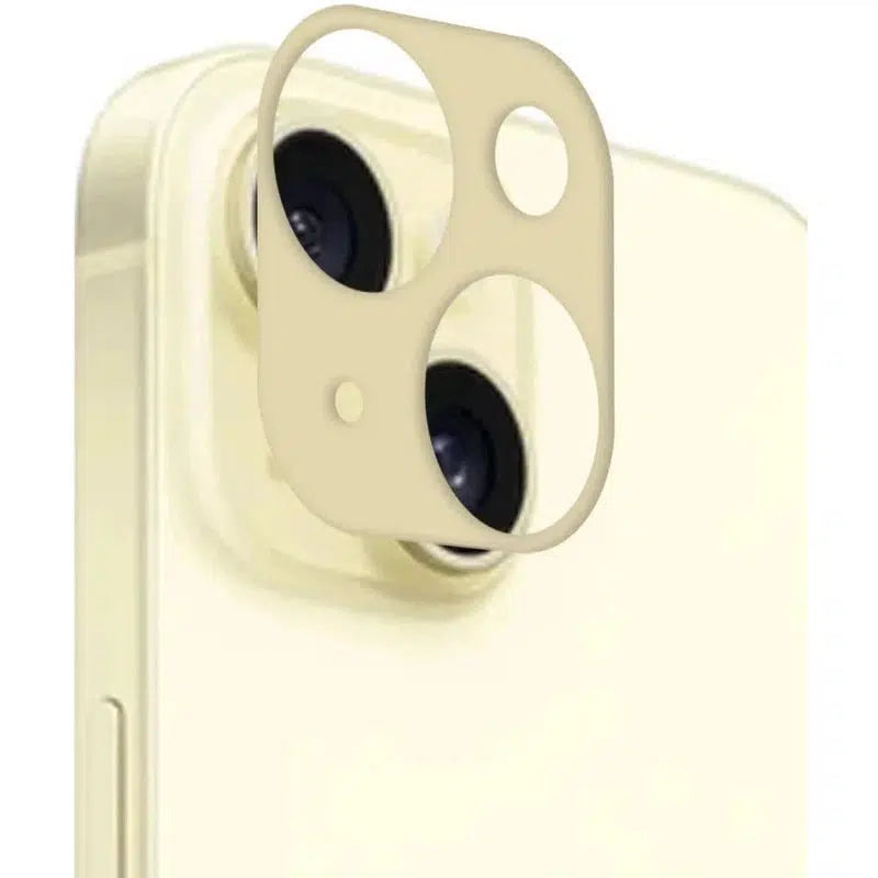 Rosso Apple iPhone 15 / 15 Plus Camera Lens Protector Geel