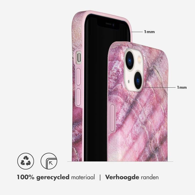 Selencia Aurora Fashion Backcover - Duurzaam hoesje - 100% gerecycled - Ocean Shell Purple