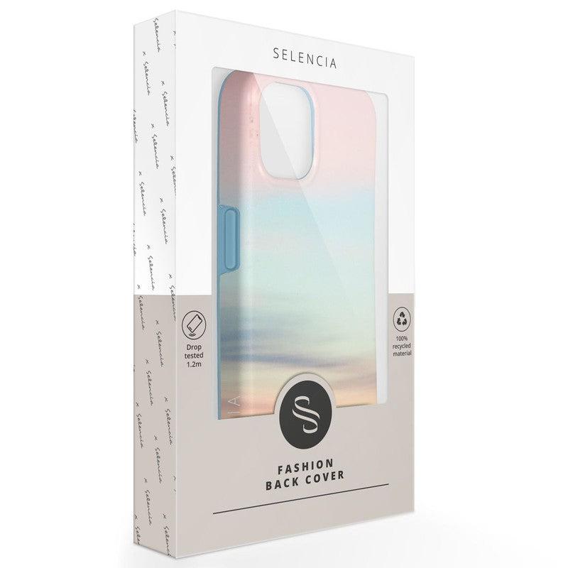 Selencia Aurora Fashion Backcover - Duurzaam hoesje - 100% gerecycled - Sky