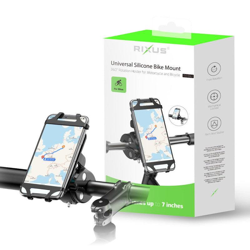 Telefoonhouder fiets - stevige silicone stuurhouder - universeel