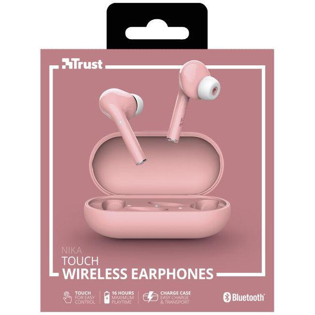 Trust Nika Touch Bluetooth In-Ear Volledig Draadloze Oordopjes Roze