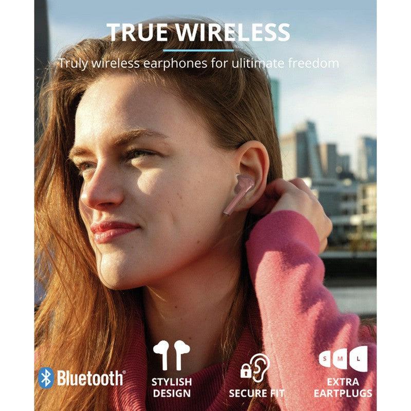 Trust Nika Touch Bluetooth In-Ear Volledig Draadloze Oordopjes Roze