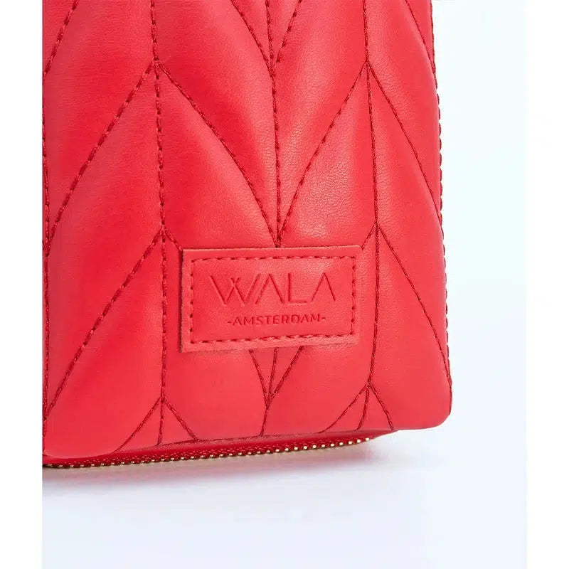 WALA AMSTERDAM® Vegan Lederen Telefoontasje Crossbody - Rood