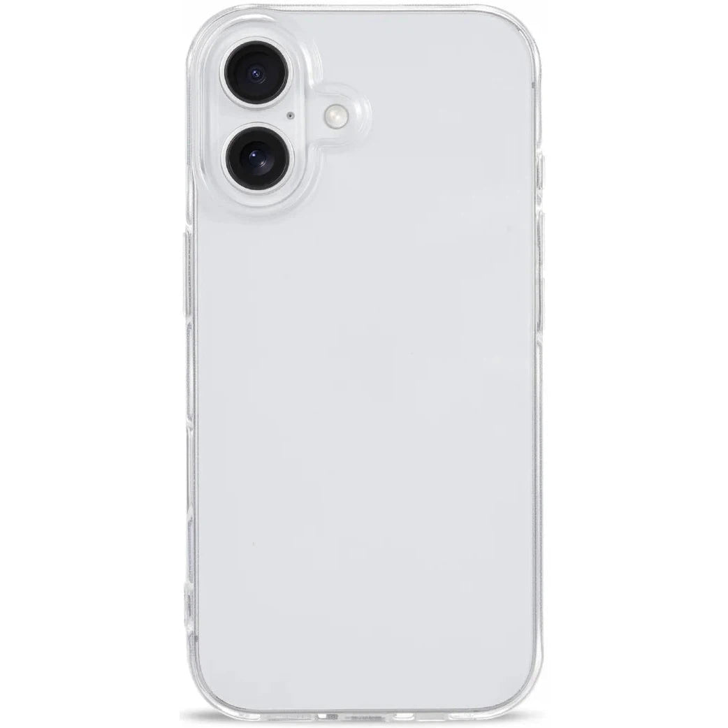 Apple iPhone 16 Plus Hoesje Dun TPU Back Cover Transparant