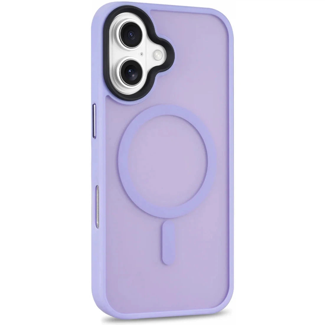 Apple iPhone 16 Hoesje met MagSafe Back Cover Matte Lila