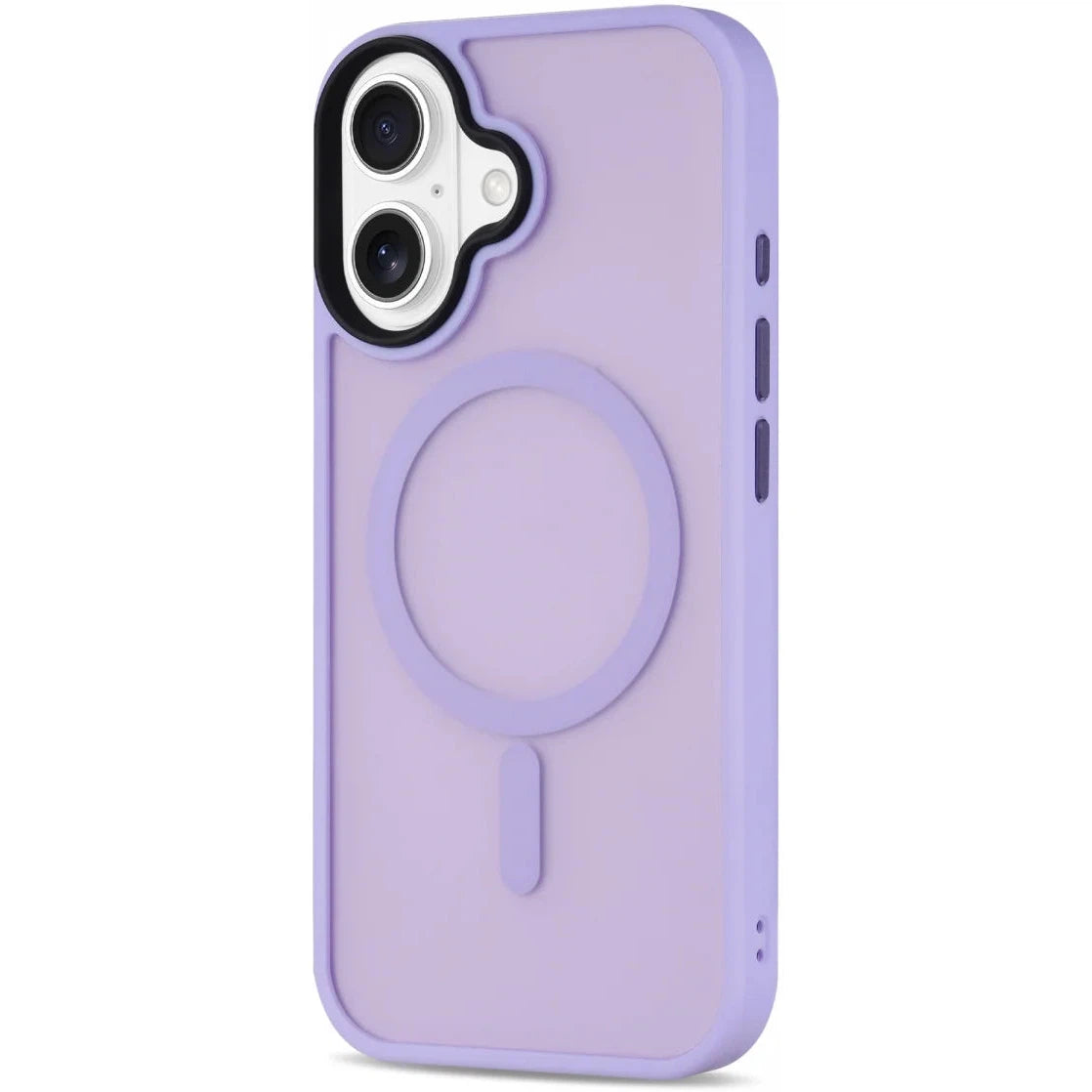 Apple iPhone 16 Hoesje met MagSafe Back Cover Matte Lila