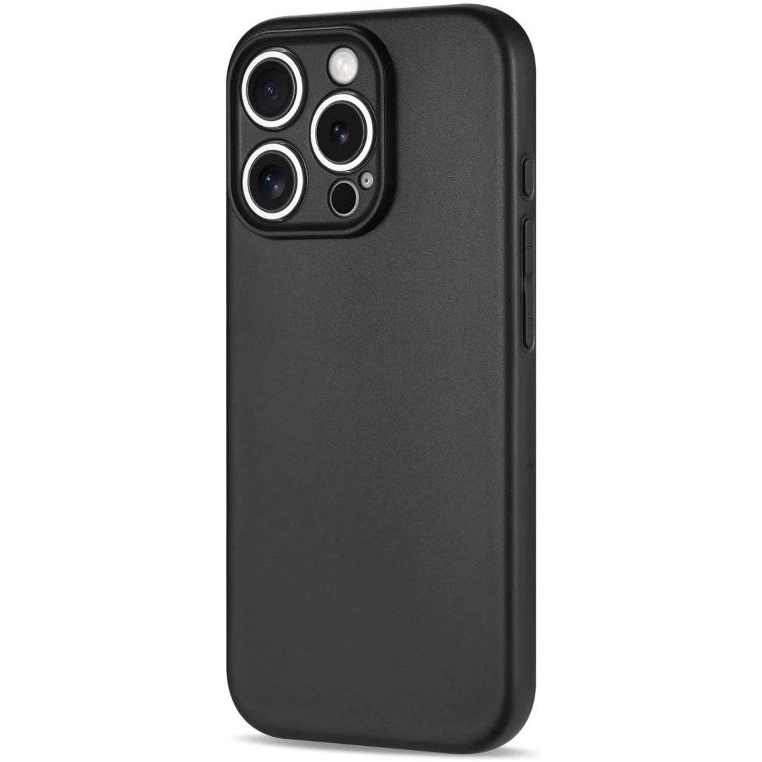 Apple iPhone 16 Pro Hoesje Dun TPU Back Cover Matte Zwart