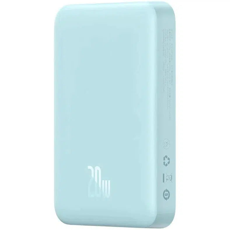 Baseus Megattach 10.000 mAh Powerbank Compact Met MagSafe Blauw 20W