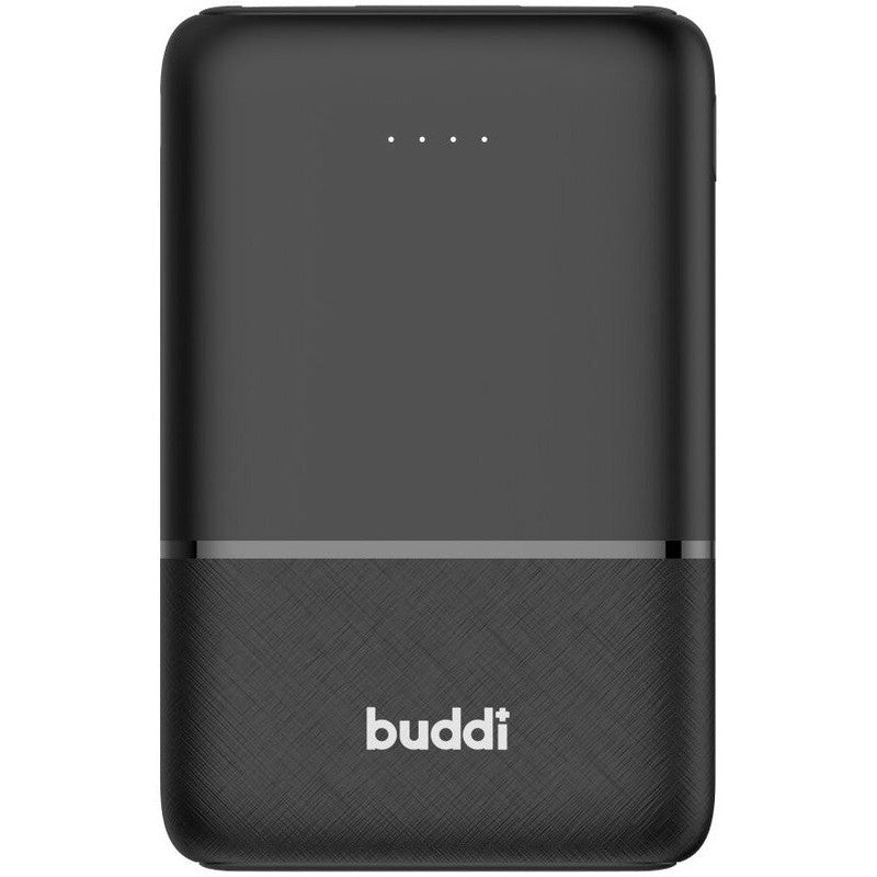 Buddi Go Powerbank USB-C Reisformaat Mini Compact 5.000 mAh Zwart