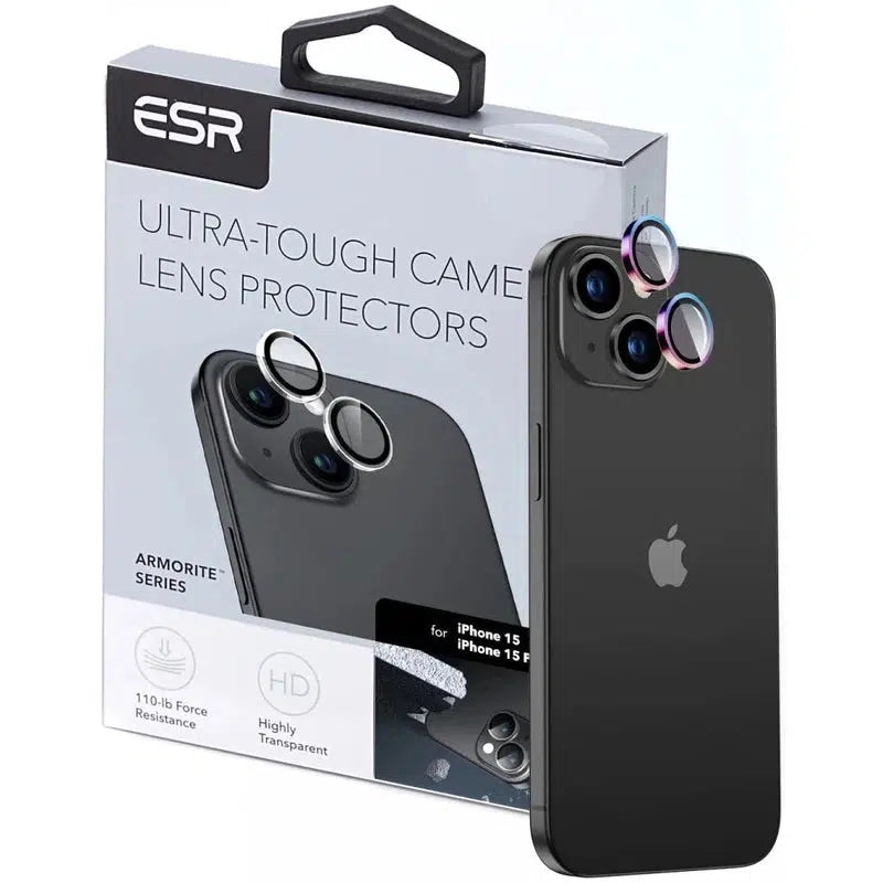 ESR Apple iPhone 15 / 15 Plus Camera Lens Protector Glas Chrome