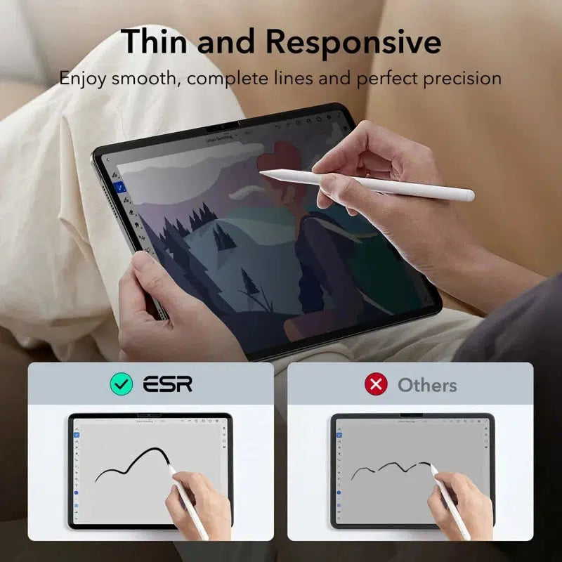 ESR Paper Feel Magnetic Privacy iPad Pro 11 (2024) Screen Protector