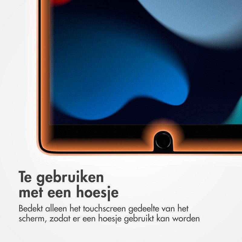 Glass screenprotector + Applicator voor de iPad 9 (2021) 10.2 inch / iPad 8 (2020) 10.2 inch / iPad 7 (2019) 10.2 inch