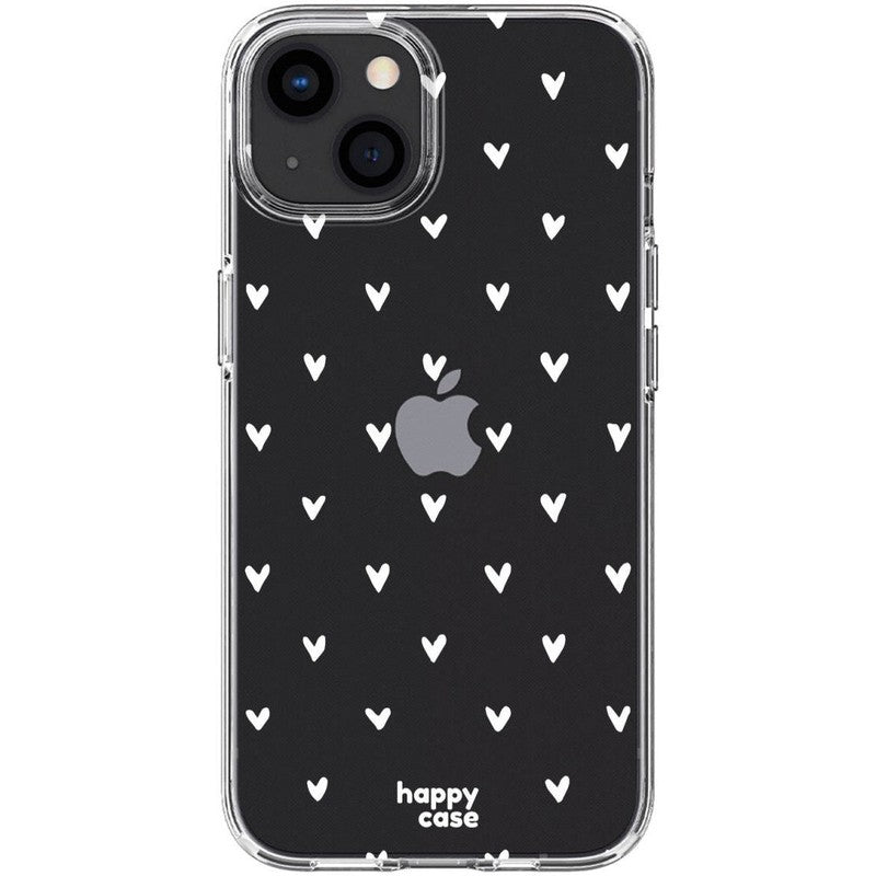 Mooi Print Case iPhone 13 Hoesje Flexibel TPU Hartjes Print