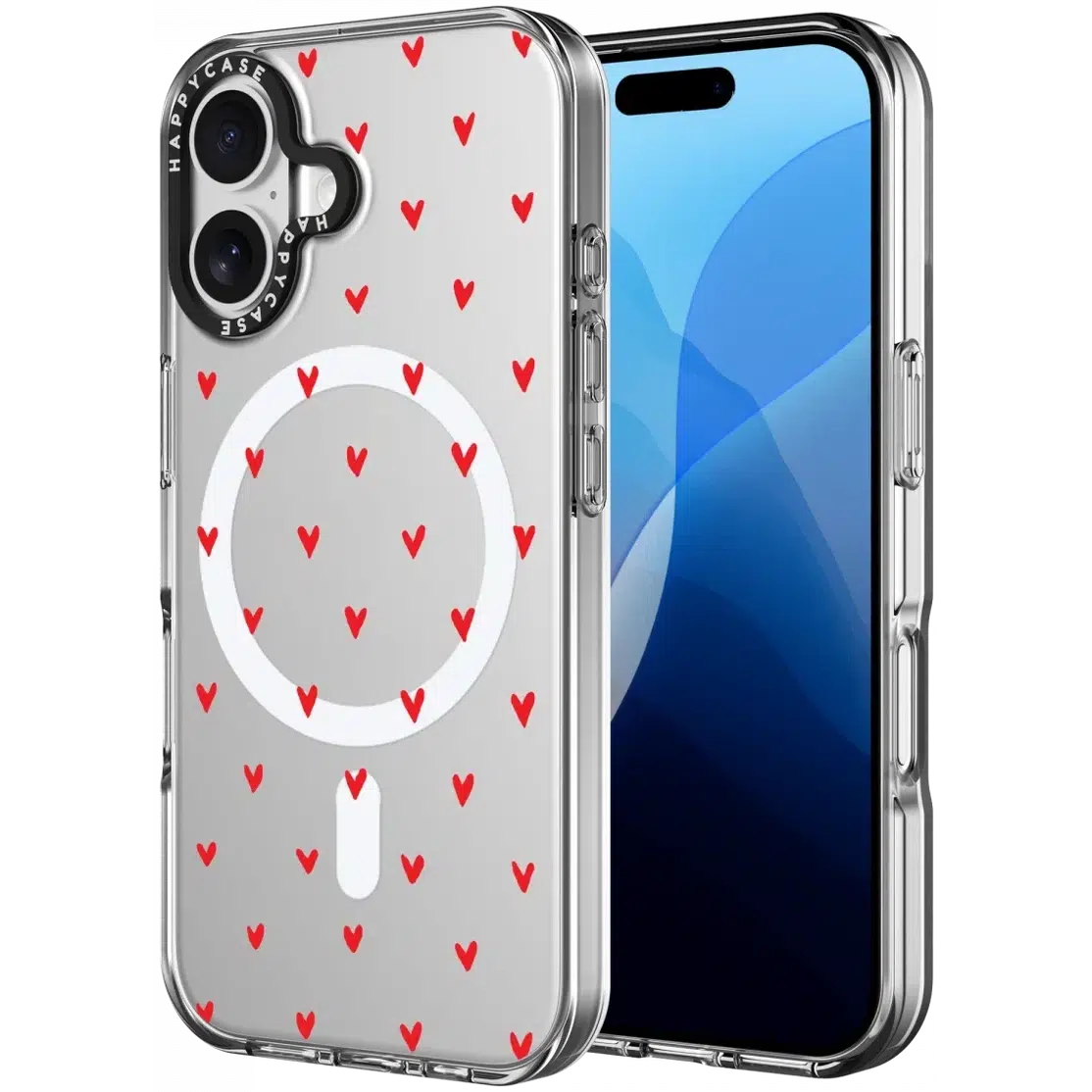 HappyCase Joy Apple iPhone 16 Plus Hoesje MagSafe Back Cover Love Hearts