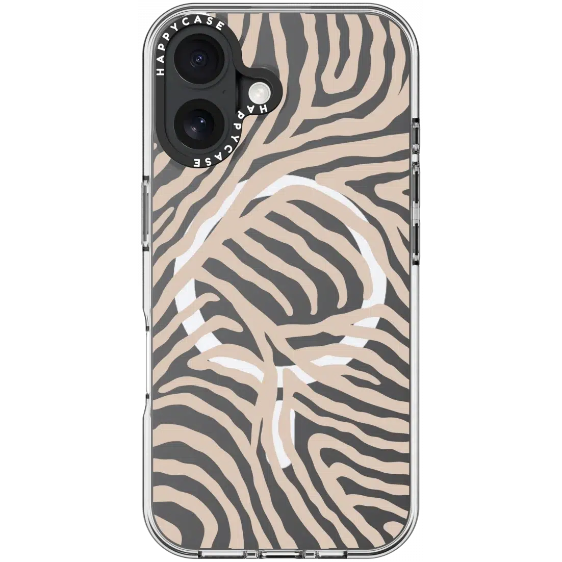 HappyCase Joy Apple iPhone 16 Hoesje MagSafe Back Cover Safari Tiger