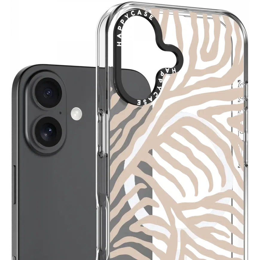 HappyCase Joy Apple iPhone 16 Plus Hoesje MagSafe Back Cover Safari Tiger