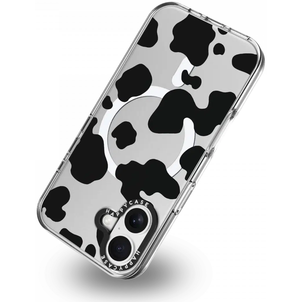 HappyCase Joy Apple iPhone 16 Hoesje MagSafe Back Cover Spotty Cow